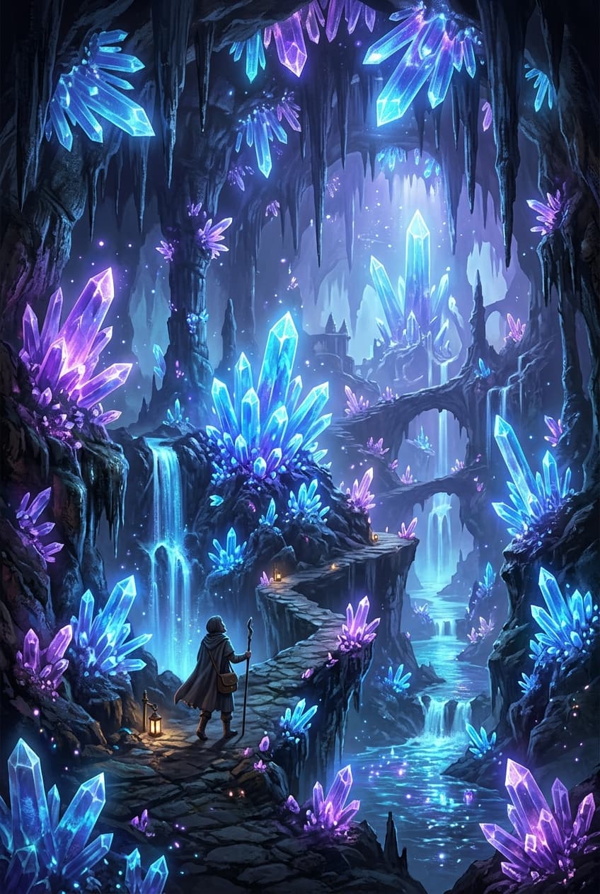 The Crystal Caverns